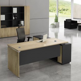 PROJECT Desk (LEFT) 180x160x75cm Sonoma/Grey