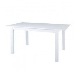 MILLER Table 120+(30)x80 White