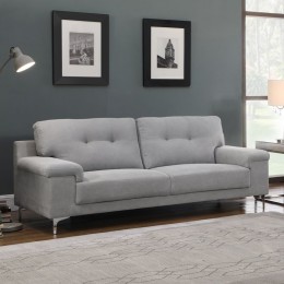 NOTE 3-Seater Sofa Light Grey Fabric