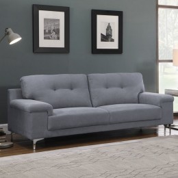NOTE 3-Seater Sofa Blue-Grey Fabric