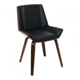 NUMAN Chair Walnut/Pu Black