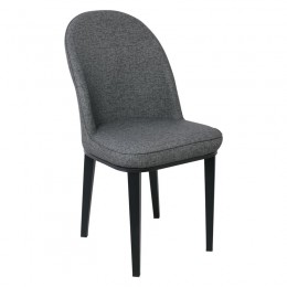 TEX Chair Metal Black Paint/Anthracite Linen Pu