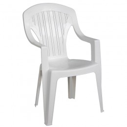 TROPEA PP Stackable Armchair White