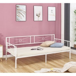 QUEEN Daybed 90x190cm Metal White