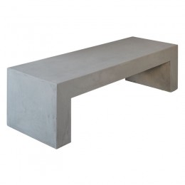 CONCRETE Bench 150x40cm Cement Grey