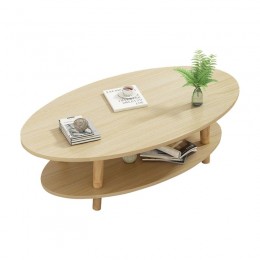 FINE Coffee Table (with shelf) 100x50x43cm Natural