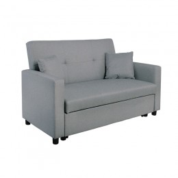 IMOLA Sofa 2-Seater - Bed Light Grey Fabric