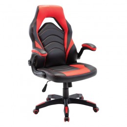 BF7800 Bucket Manager Armchair Pu Black/Red