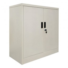 Metal Cabinet (2 shelves) 90x40x90 White