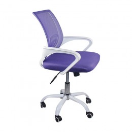 BF2101-SW (with relax) Office Chair 57x53x90/100cm White/Mesh Purple