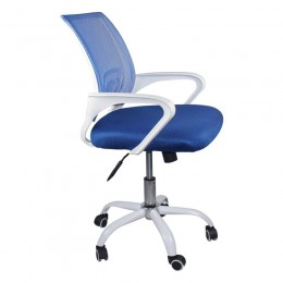 BF2101-SW (with relax) Office Chair 57x53x90/100cm White/Mesh Blue