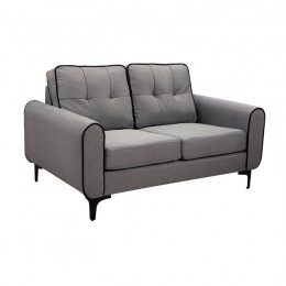 PUERTO Sofa 2-Seater Grey Fabric
