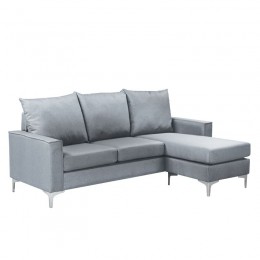 AVANT Reversible Corner Sofa Fabric Light Grey