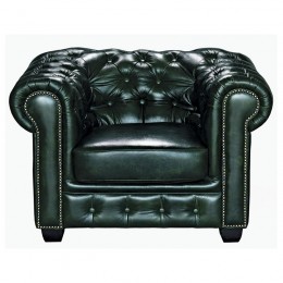 CHESTERFIELD-689 1-S Leather Antique Green