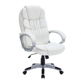 BF7300 Manager Armchair/Massage White Pu