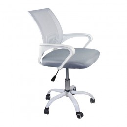 BF2101-SC (without relax) Office Chair White/Mesh Grey