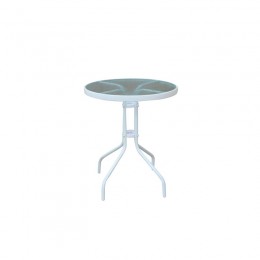 BALENO Table Φ60cm Metal White