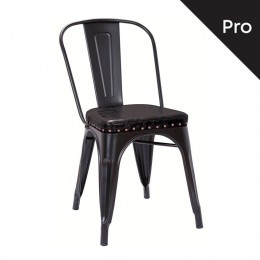 RELIX Chair-Pro Metal Black Matte/Pu Black