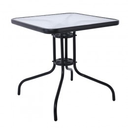 BALENO Table 70x70cm Metal Black