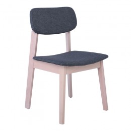 DAMA Chair Natural/Fabric Grey