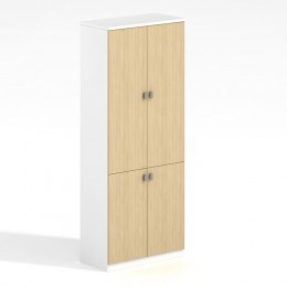 THESIS Cabinet 80x40x200cm Beech/White