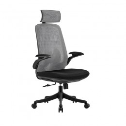 BF3950 Manager Armchair Grey Mesh/Black Fabric