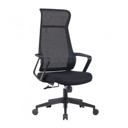 BF2990 Manager Armchair Black Mesh-Fabric