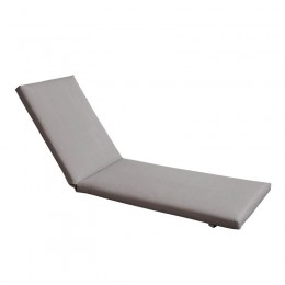 SUNLOUNGER Cushion Grey Textilene 196x60x7 Velcro
