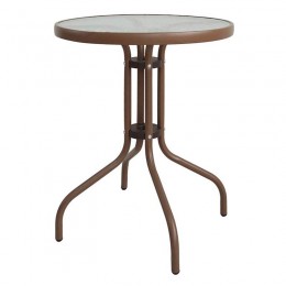 BALENO Table D.70cm Metal Brown