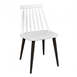 LAVIDA Chair Metal Black/PP White
