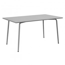 BRIO Flat Table-Pro 140x80cm Metal Cool Grey 4C