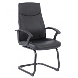 BF1250V Office Visitor Armchair Black Pu