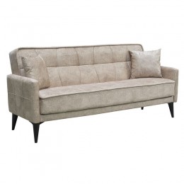 PERTH Sofa-Bed 3-Seater / Fabric Cappuccino