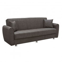SYDNEY Sofa-Bed 3-Seater / Fabric Brown