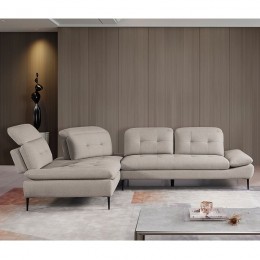 BRISTOL Multifunctional Corner Sofa Artificial Fur White