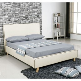 MORISSON Bed 160x200cm Ecru Fabric
