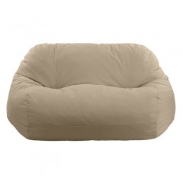 LOFT Double Couch Bean Bag Sand (Taupe) 100% waterproof