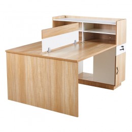 WORKSTATION Desk (for 2 persons) 160x120cm Sonoma-White