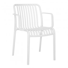MODA-W Stackable Armchair PP-UV White