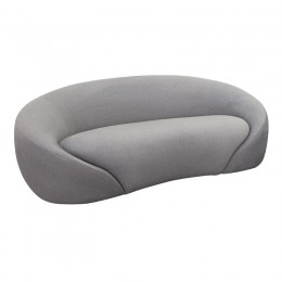 RAMON 2-Seater Sofa Grey Fabric