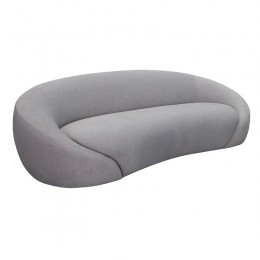 RAMON 3-Seater Sofa Grey Fabric