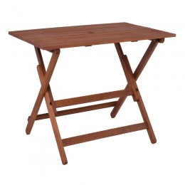 MALI Folding Table 90x60cm Red Meranti