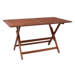 MALI Folding Table 135x75cm Red Meranti