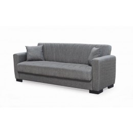 GALAXY Sofa-Bed with Storage 3-Seater / Fabric Beige