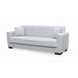 CARSON Sofa-Bed with Storage 3-Seater / Fabric Brown