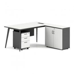 STATUS Reversible Desk 180x80cm Grey/White