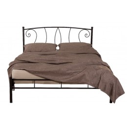 Monika Semidouble Metal Bed 129x209xH100cm with color options