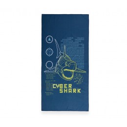 NEF- NEF BEACH TOWEL 75X150CM CYBER SHARK 035737