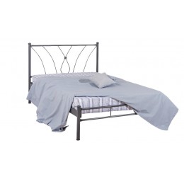 Irida Semidouble Metal Bed 129x209xH100cm with color options