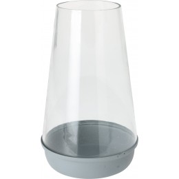 LANTERN GRAY GLASS-METAL 20CΜ A67100360